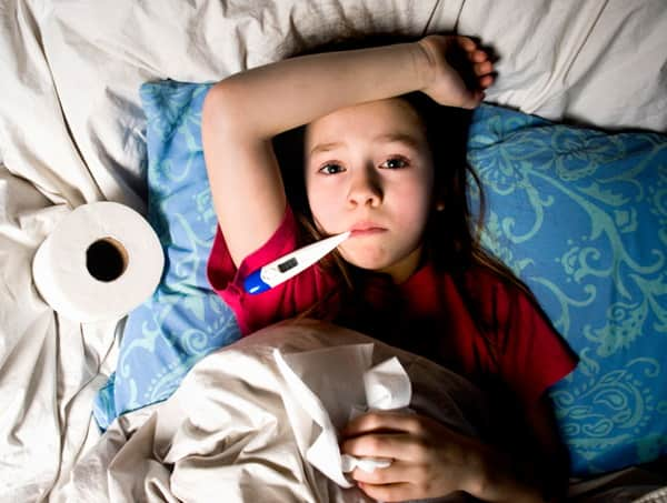 How to handle visitation when a child is sick